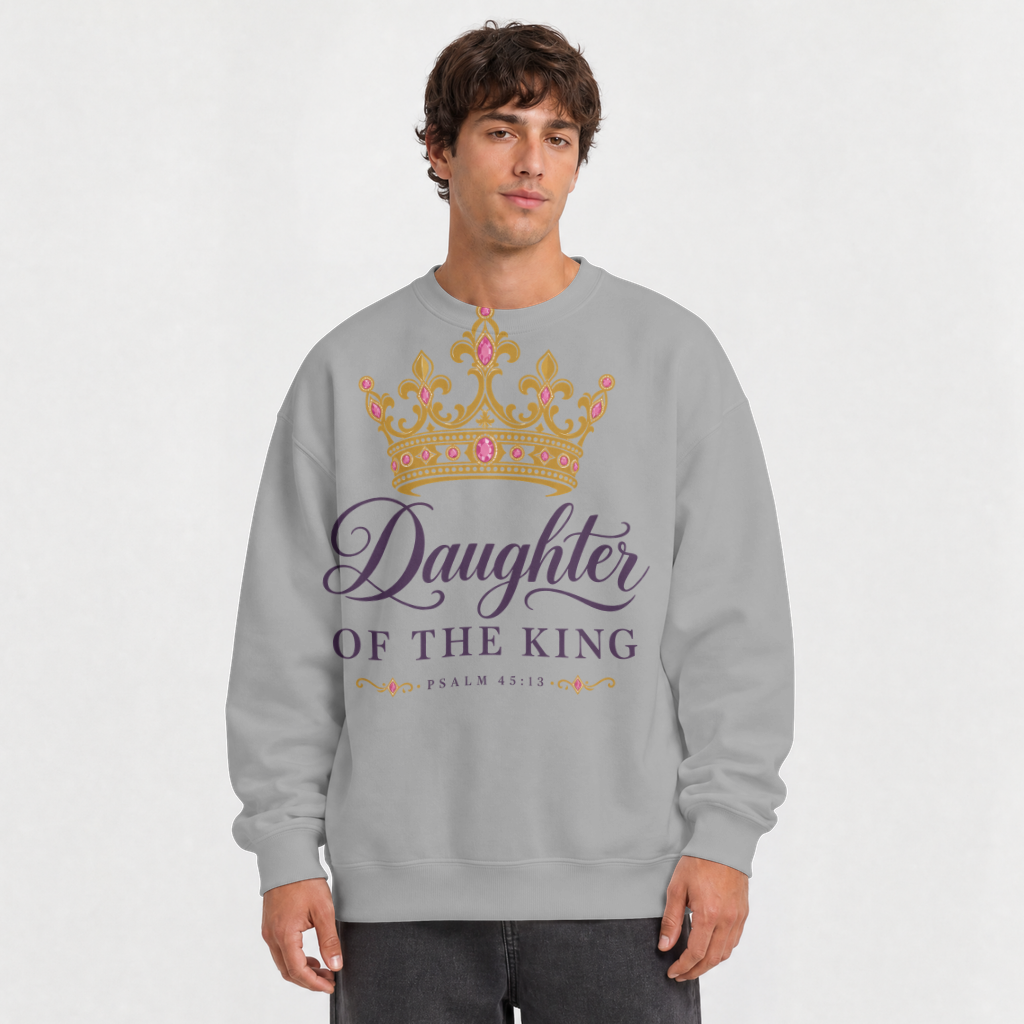 Daughter of the King – Crewneck Sweatshirt in Sport Grey