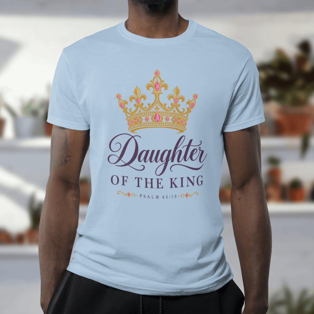 Daughter of the King – Softstyle Tee in Light Blue