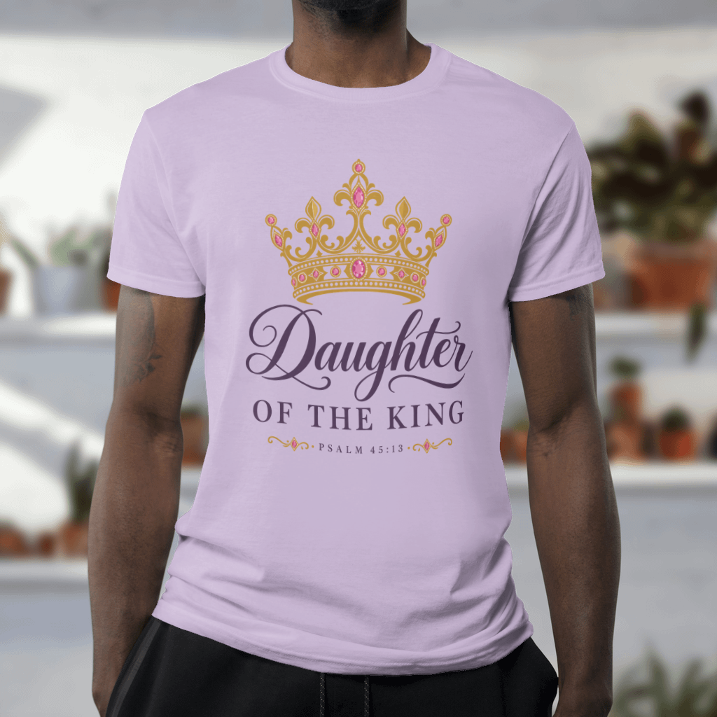 Daughter of the King – Comfort Colors tee in Orchid