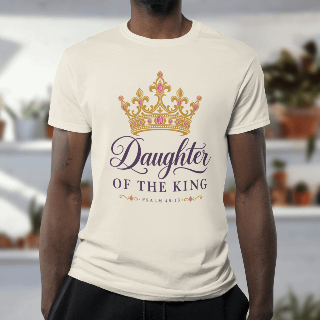 Daughter of the King – Comfort Colors Tee in Ivory