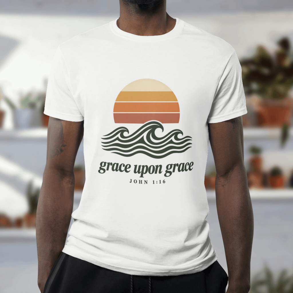 Grace Upon Grace – Softstyle Tee in White