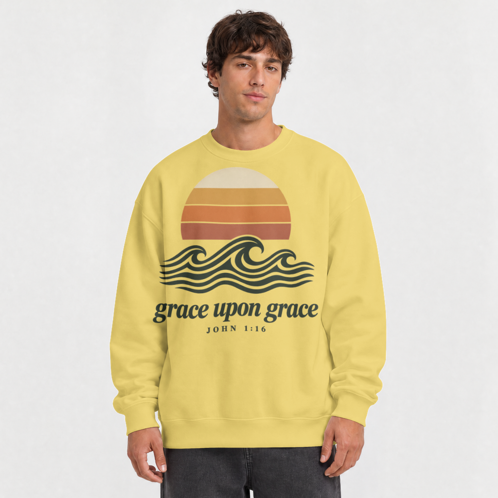 Grace Upon Grace – Crewneck Sweatshirt in Daisy