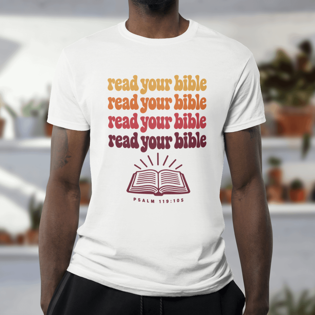 Read Your Bible – Softstyle Tee in White