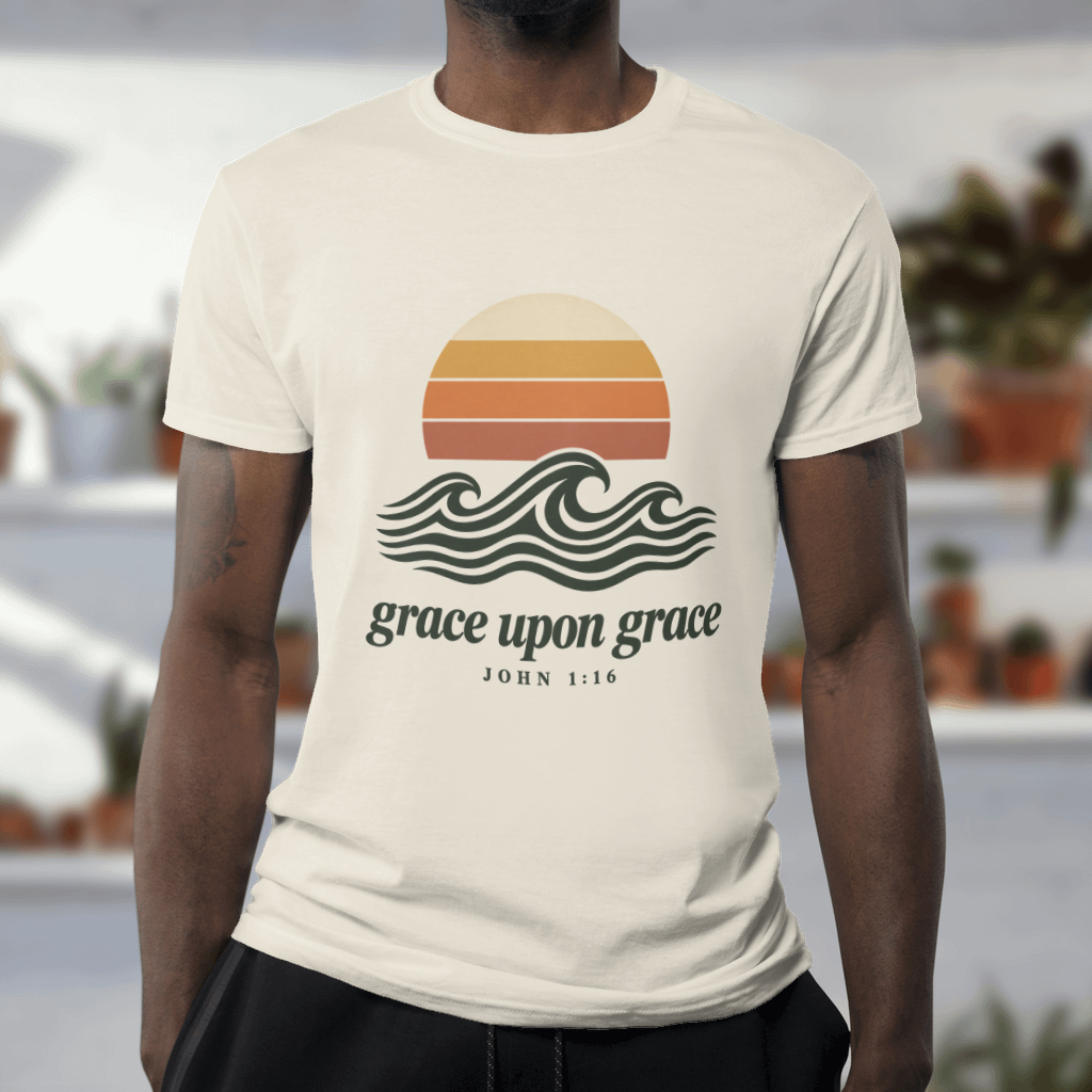 Grace Upon Grace – Comfort Colors Tee in Ivory