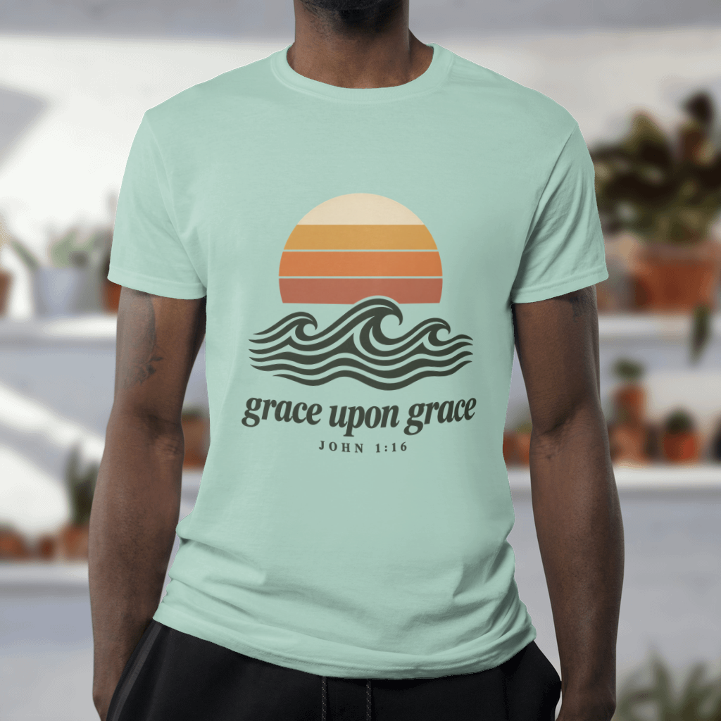 Grace Upon Grace – Comfort Colors Tee in Chalky Mint