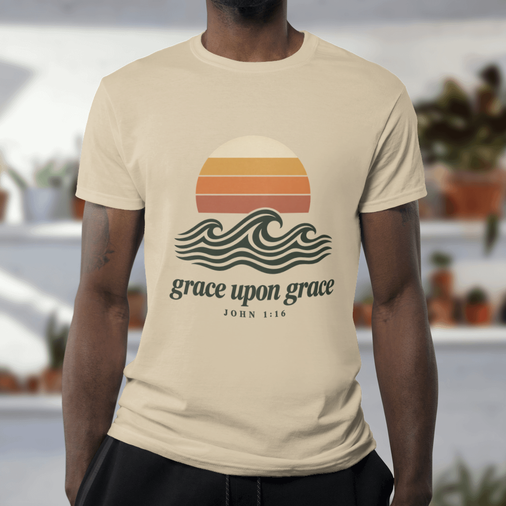 Grace Upon Grace – Comfort Colors Tee in Sandstone