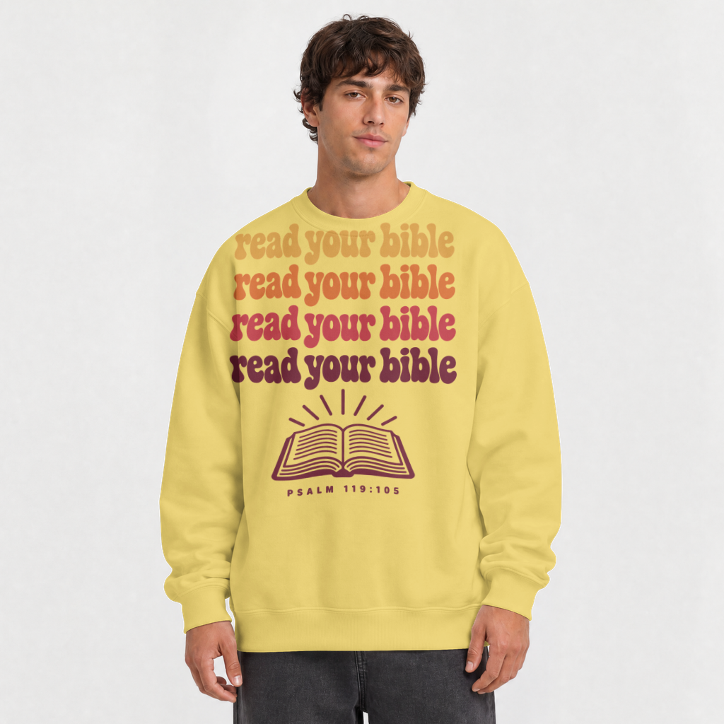 Read Your Bible – Crewneck Sweatshirt in Daisy