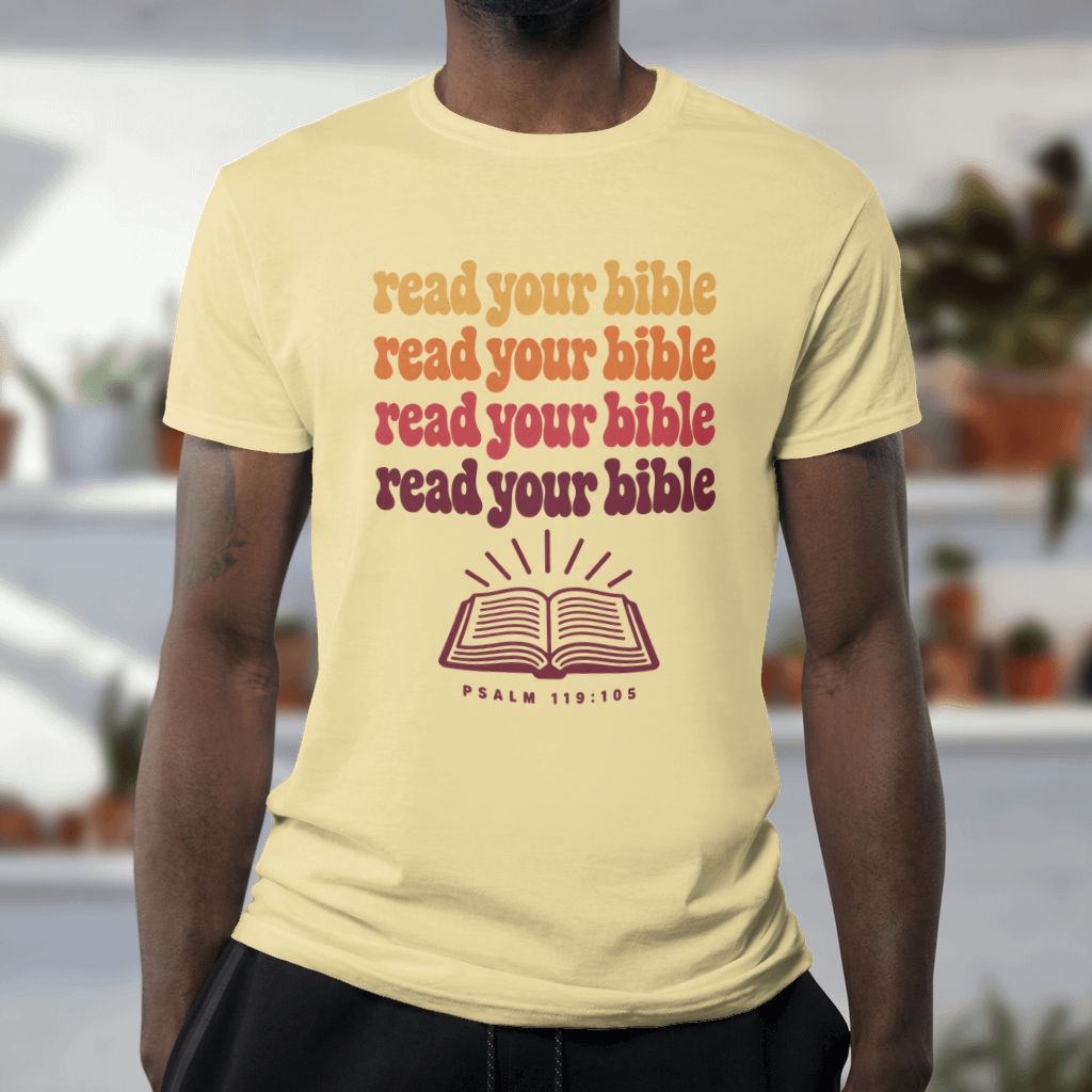 Read Your Bible – Comfort Colors Tee in Butter