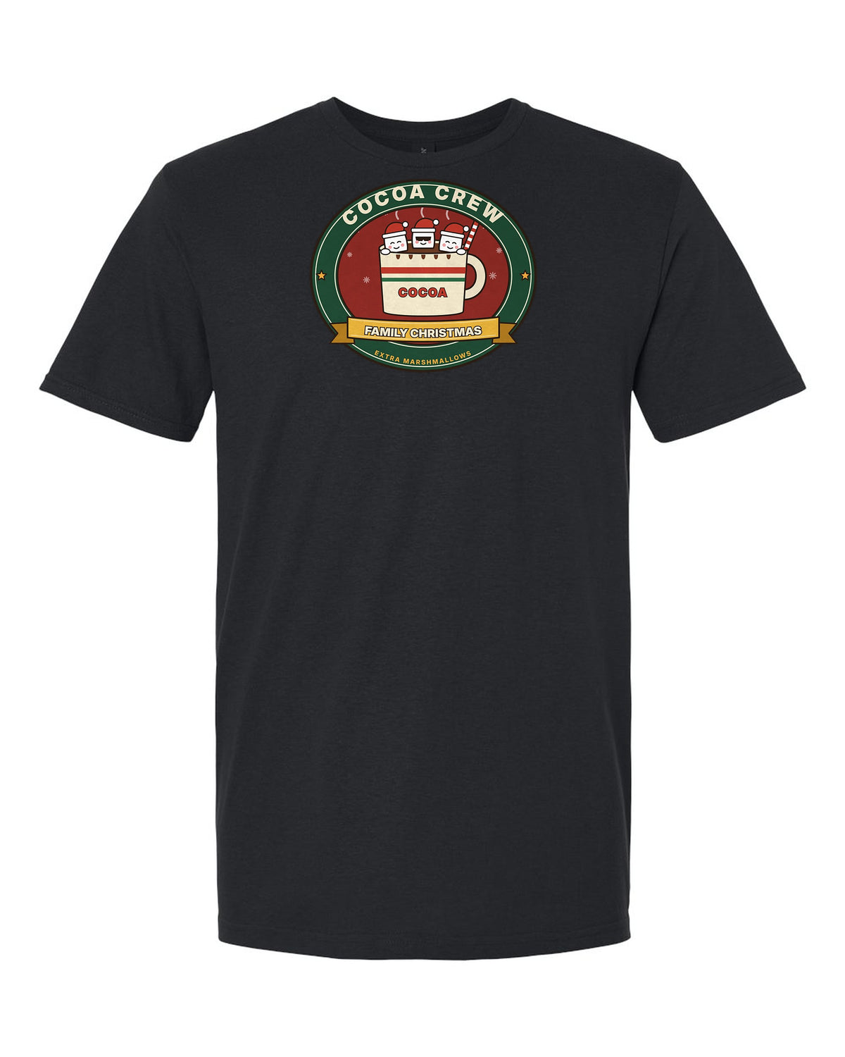 Cocoa Crew: Family Christmas - Matching Hot Cocoa Holiday T-Shirt