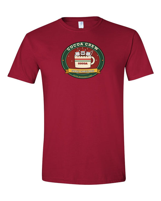 Cocoa Crew: Family Christmas - Matching Hot Cocoa Holiday T-Shirt