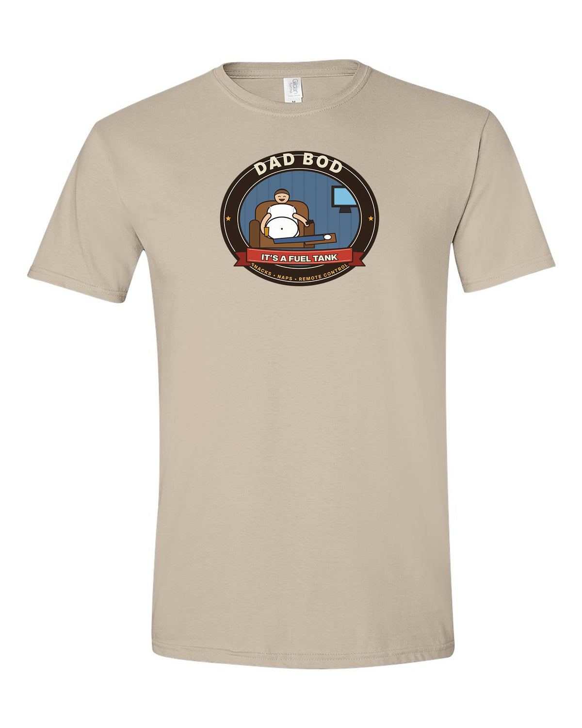 Dad Bod: It's a Fuel Tank - Funny Dad T-Shirt