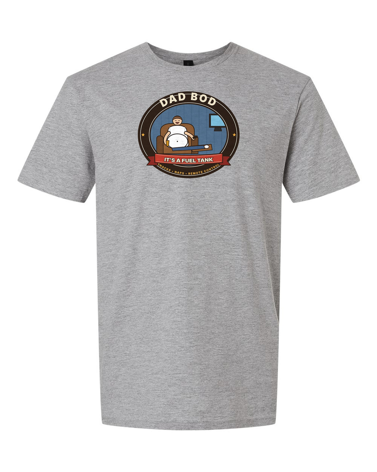 Dad Bod: It's a Fuel Tank - Funny Dad T-Shirt