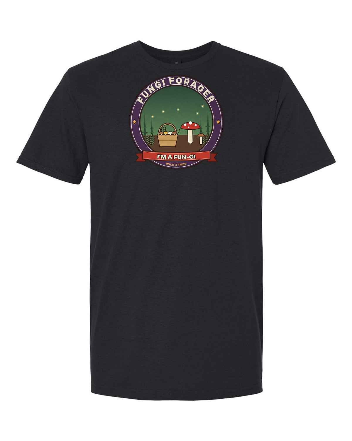 Fungi Forager: I'm a Fun-Gi - Mushroom Foraging T-Shirt