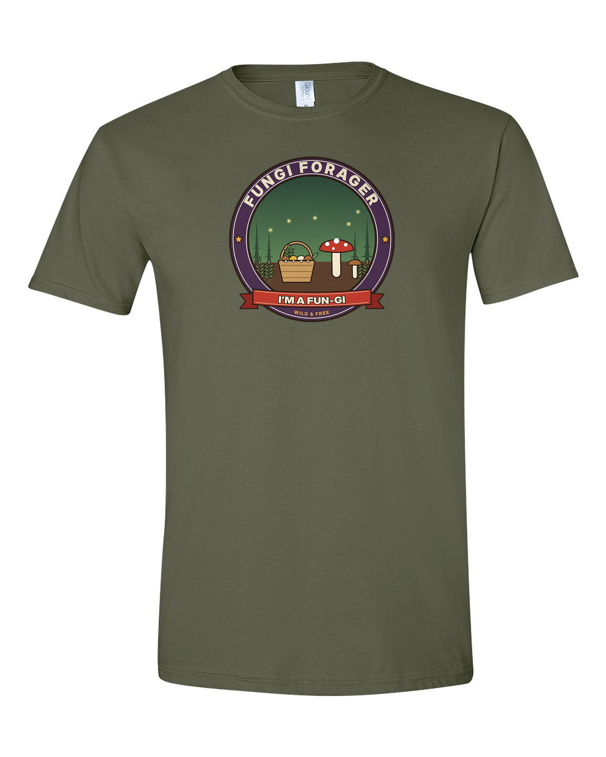 Fungi Forager: I'm a Fun-Gi - Mushroom Foraging T-Shirt