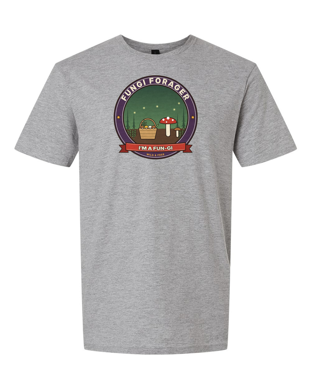 Fungi Forager: I'm a Fun-Gi - Mushroom Foraging T-Shirt