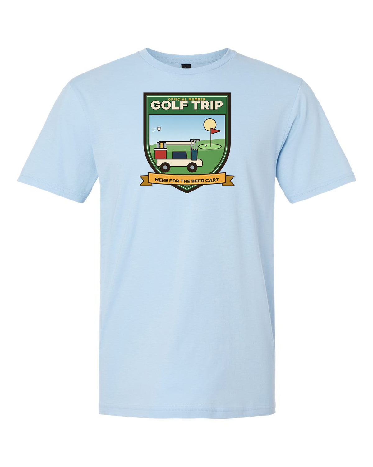 Golf Trip: Here for the Beer Cart - Golf Group T-Shirt
