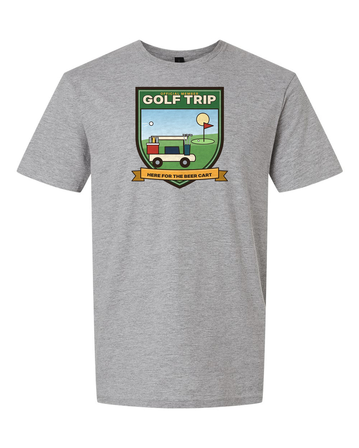 Golf Trip: Here for the Beer Cart - Golf Group T-Shirt