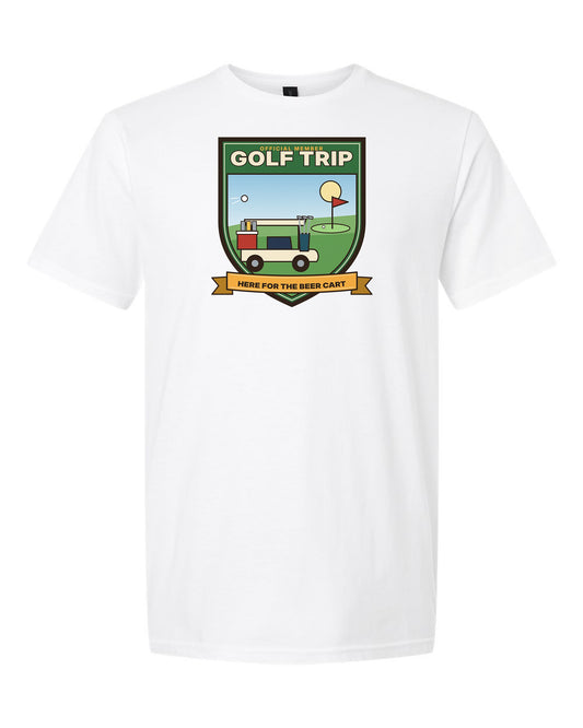 Golf Trip: Here for the Beer Cart - Golf Group T-Shirt