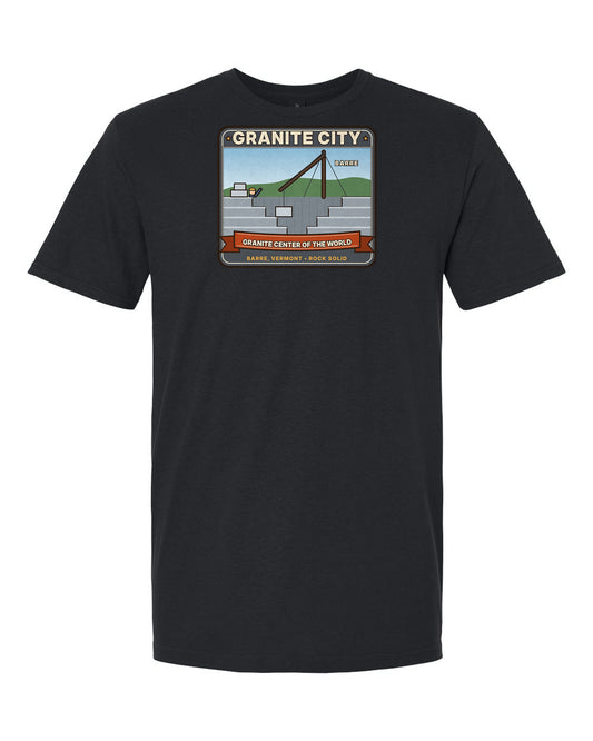 Granite City: Granite Center of the World - Barre Vermont T-Shirt