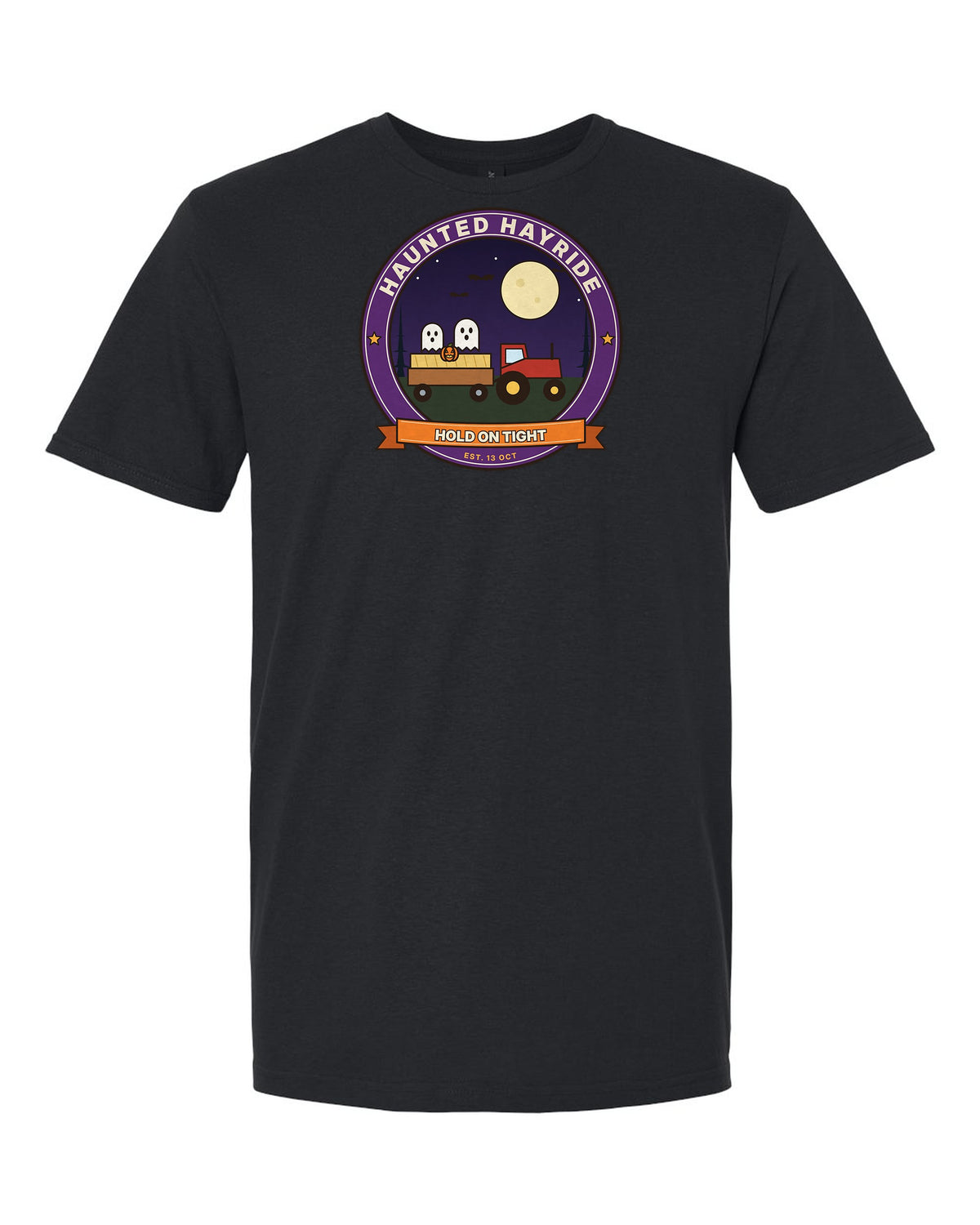 Haunted Hayride: Hold On Tight - Halloween T-Shirt
