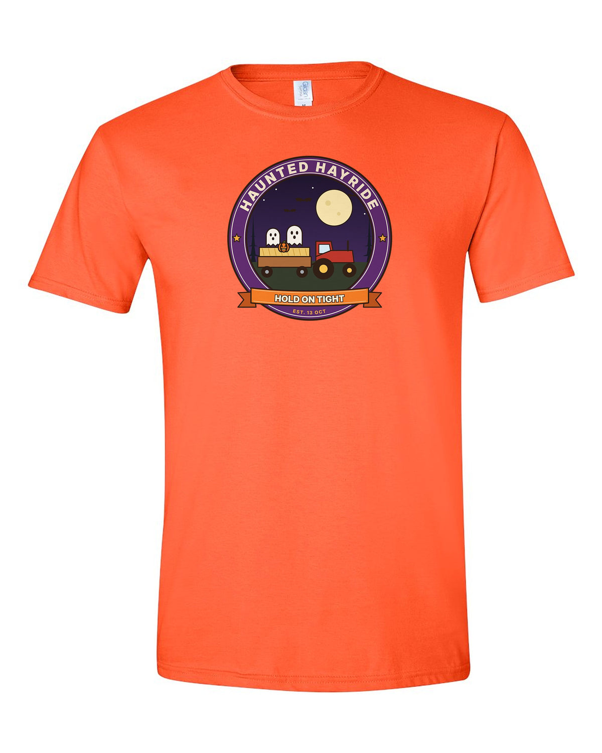 Haunted Hayride: Hold On Tight - Halloween T-Shirt