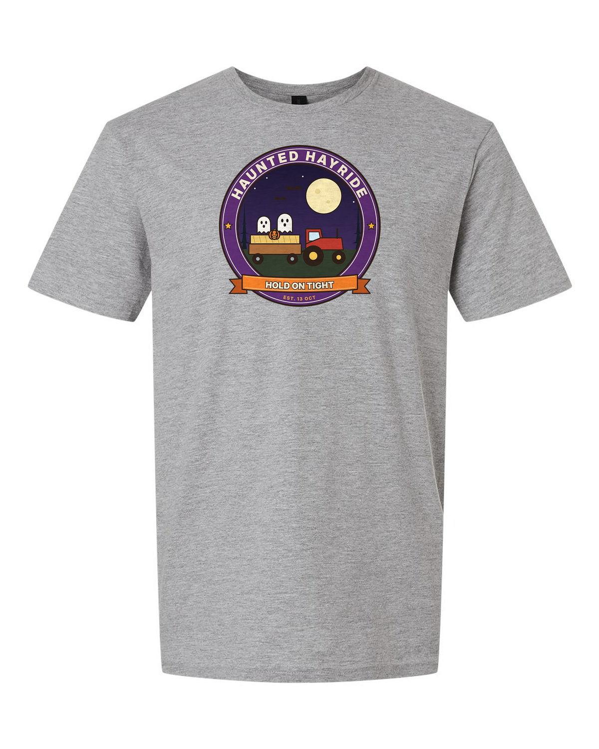 Haunted Hayride: Hold On Tight - Halloween T-Shirt