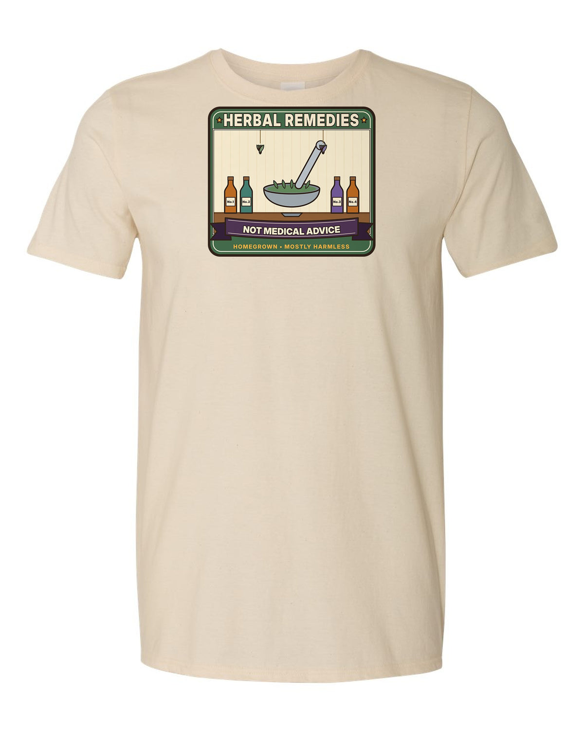 Herbal Remedies: Not Medical Advice - Funny Herbalist T-Shirt