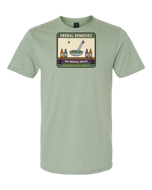 Herbal Remedies: Not Medical Advice - Funny Herbalist T-Shirt