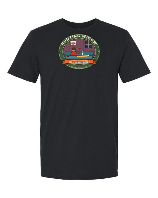 Hunting Widow: See You in December - Funny Hunting Season T-Shirt