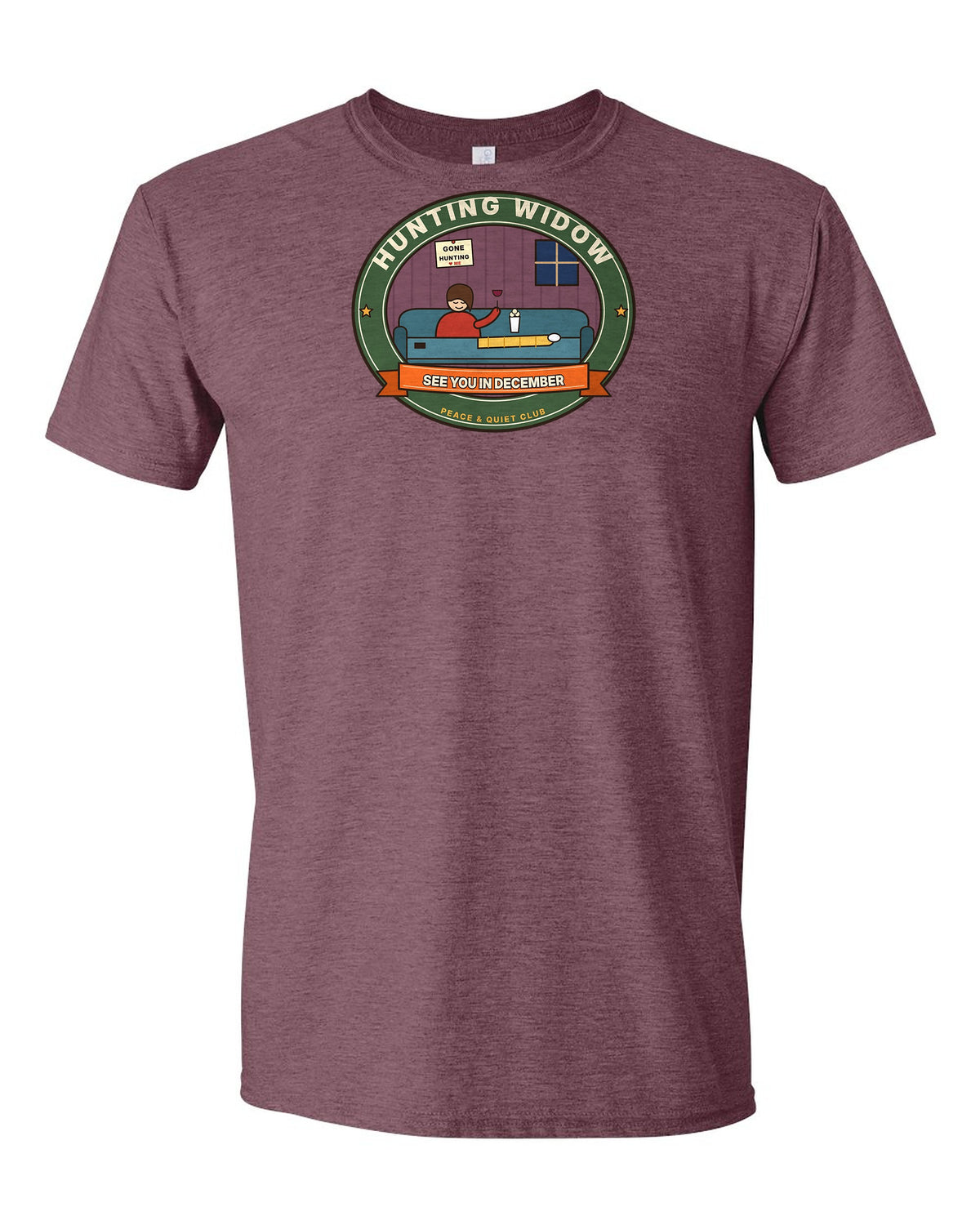 Hunting Widow: See You in December - Funny Hunting Season T-Shirt