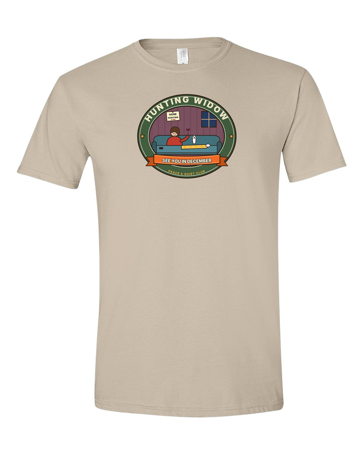 Hunting Widow: See You in December - Funny Hunting Season T-Shirt