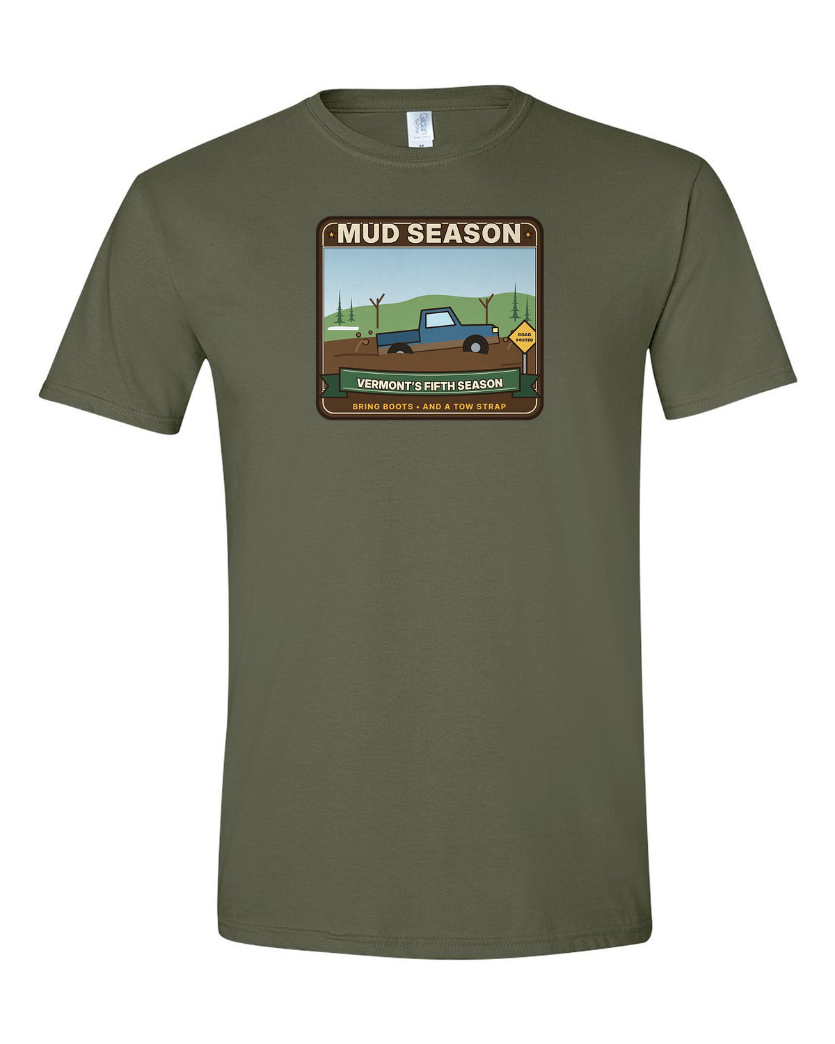 Mud Season: Vermont's Fifth Season - Funny Vermont T-Shirt