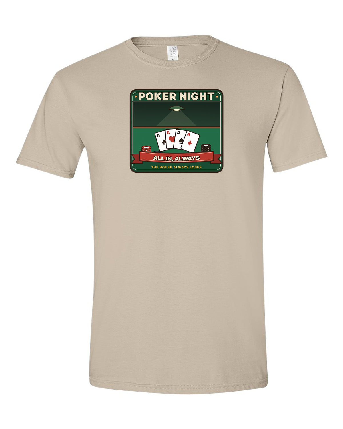 Poker Night: All In, Always - Card Night Group T-Shirt