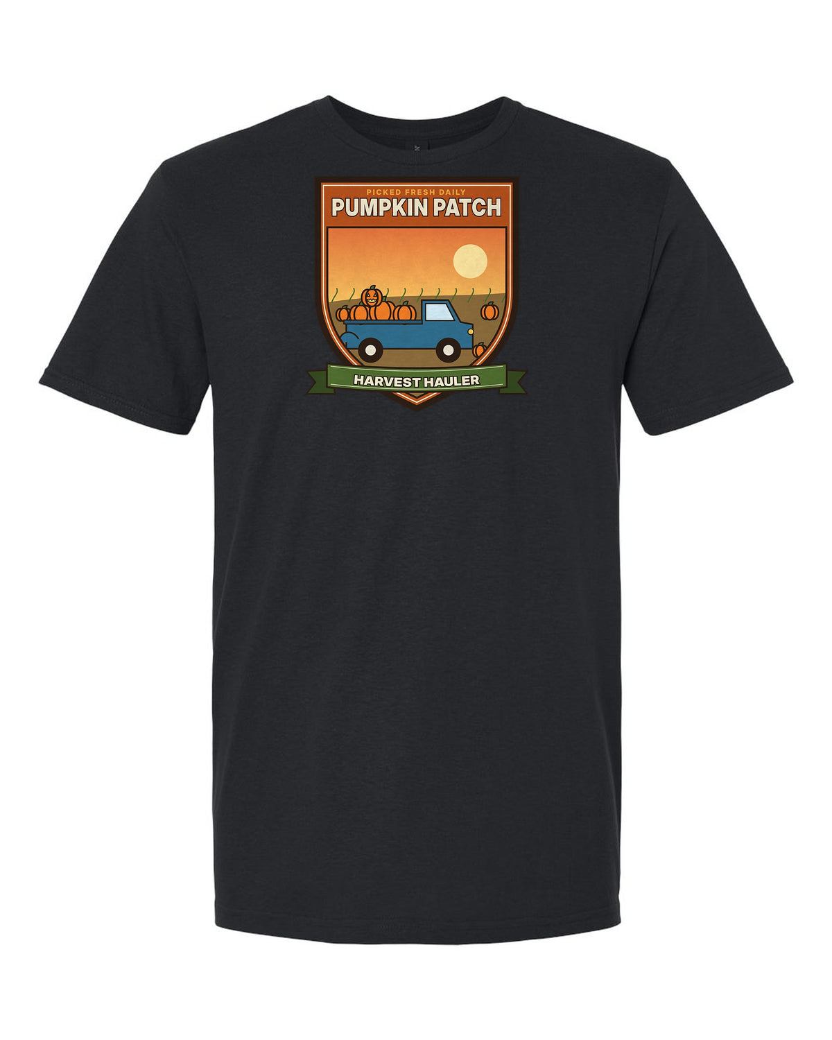 Pumpkin Patch: Harvest Hauler - Fall Pickup Truck T-Shirt