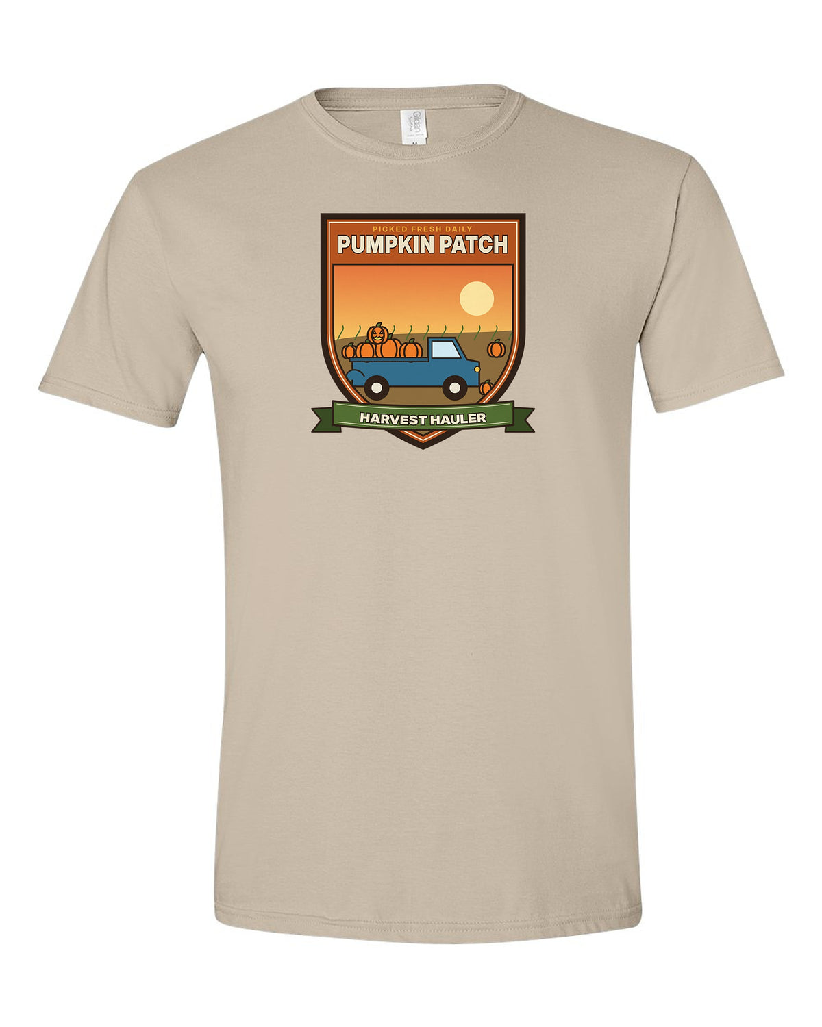 Pumpkin Patch: Harvest Hauler - Fall Pickup Truck T-Shirt