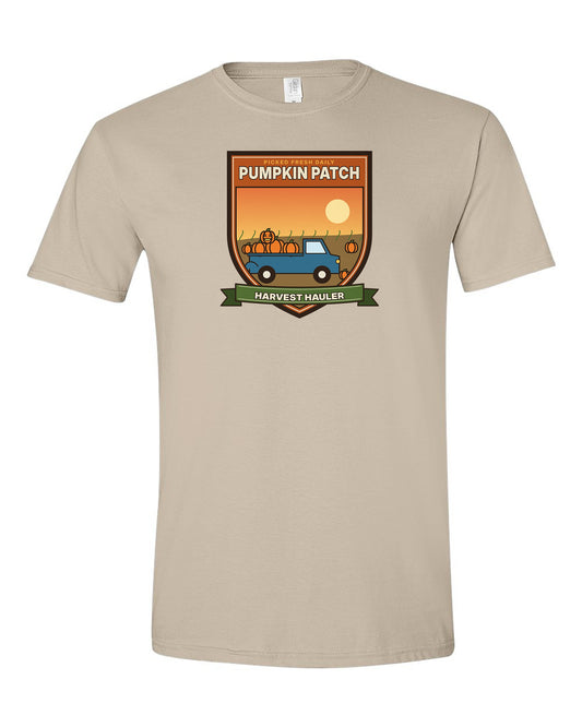 Pumpkin Patch: Harvest Hauler - Fall Pickup Truck T-Shirt