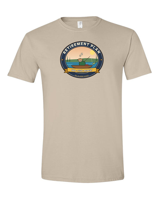 Retirement Plan: Nap, Fish, Repeat - Funny Fishing Retirement T-Shirt