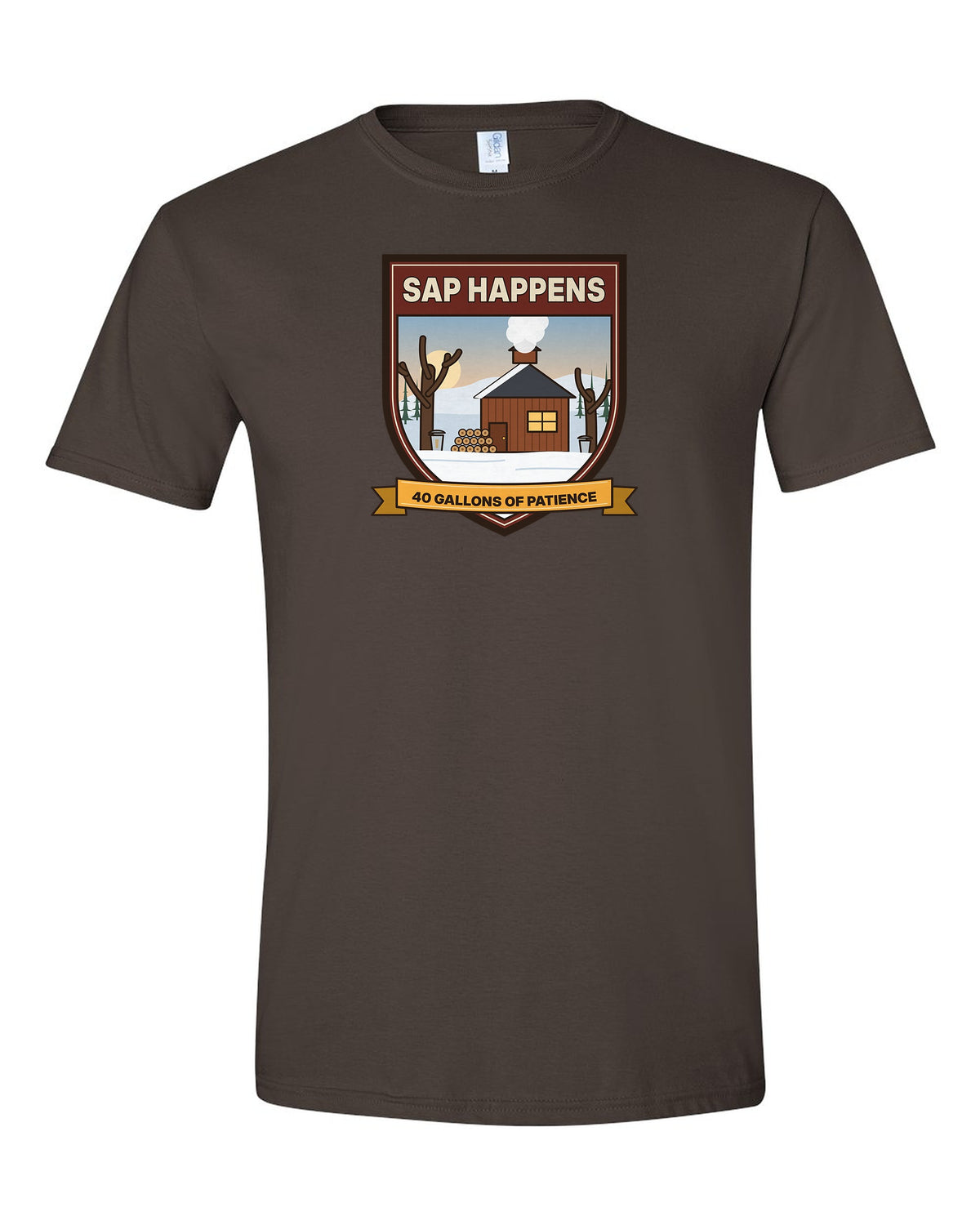 Sap Happens - Funny Maple Sugaring T-Shirt