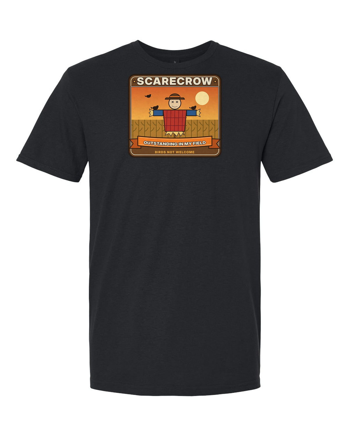 Scarecrow: Outstanding in My Field - Funny Fall Halloween T-Shirt