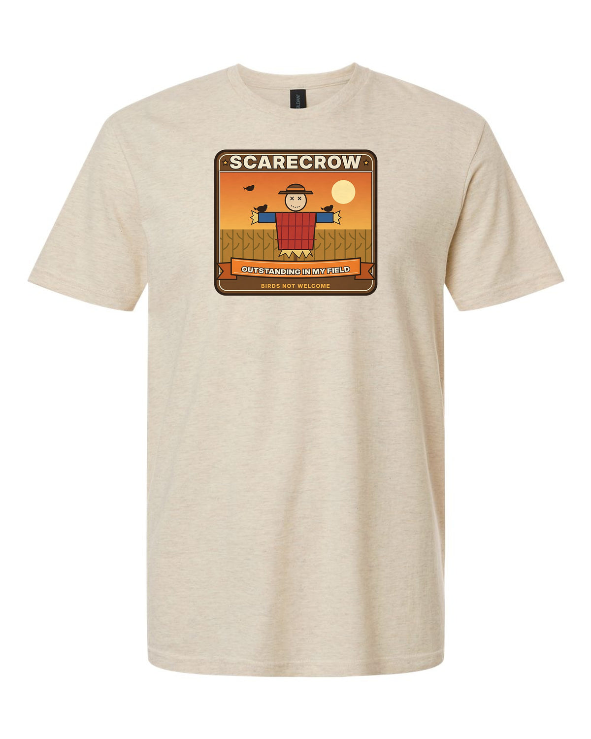 Scarecrow: Outstanding in My Field - Funny Fall Halloween T-Shirt