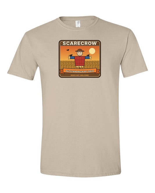 Scarecrow: Outstanding in My Field - Funny Fall Halloween T-Shirt