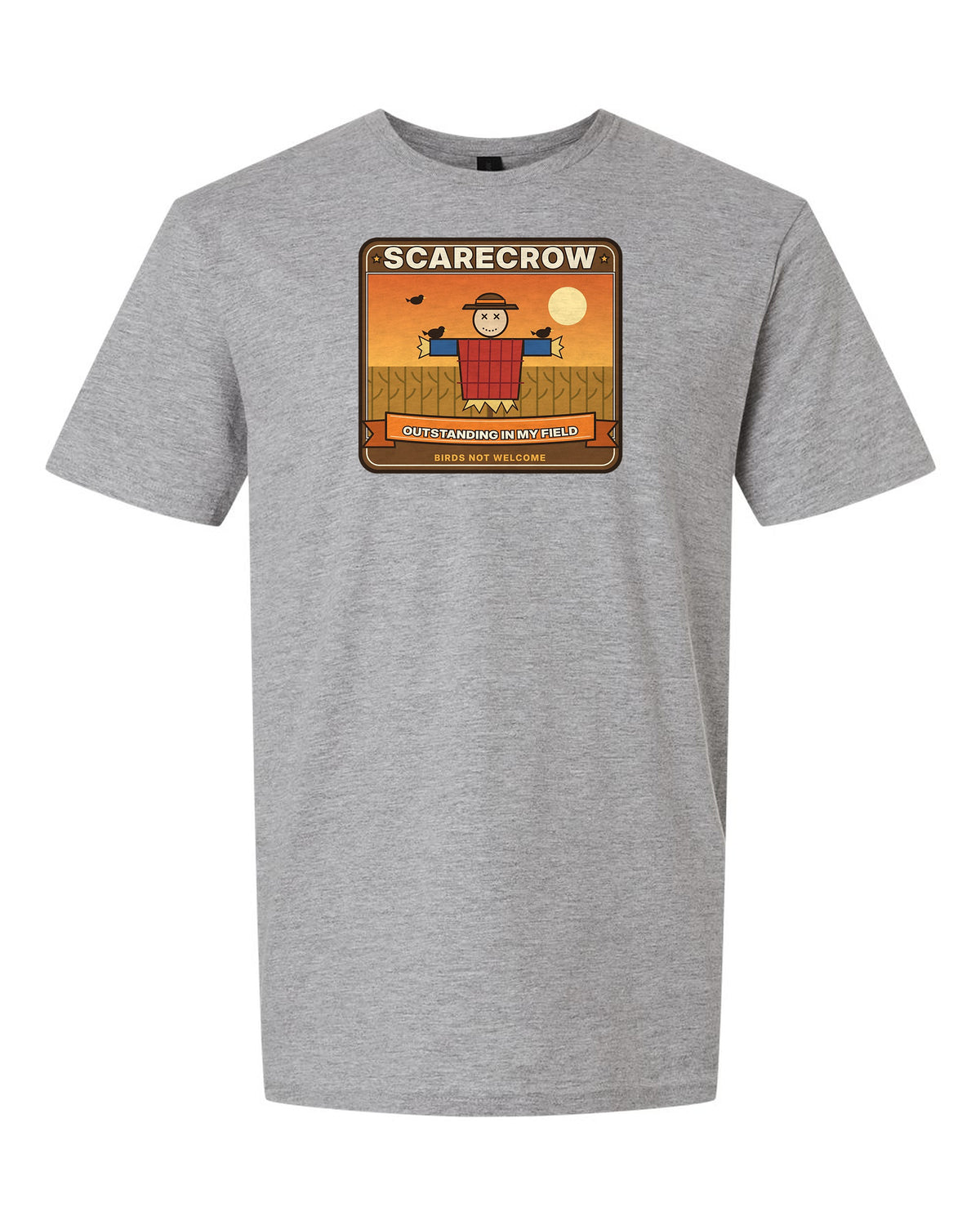 Scarecrow: Outstanding in My Field - Funny Fall Halloween T-Shirt