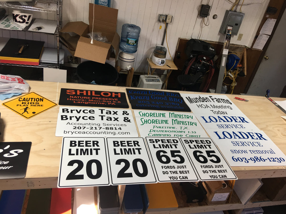 Yard signs