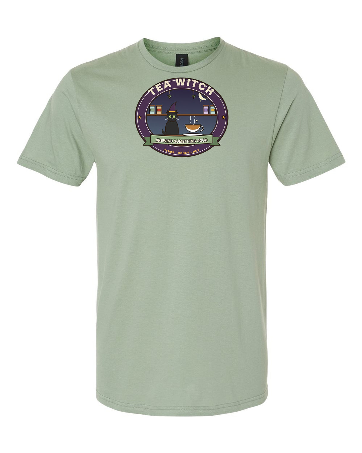 Tea Witch: Brewing Something Good - Herbalist Cat T-Shirt