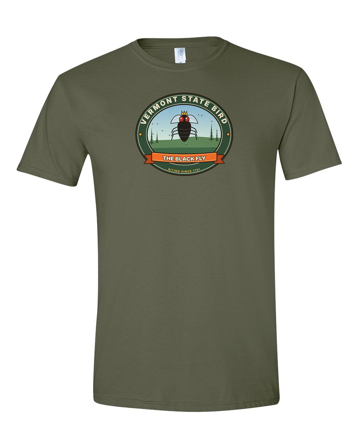 Vermont State Bird: The Black Fly - Funny Vermont T-Shirt