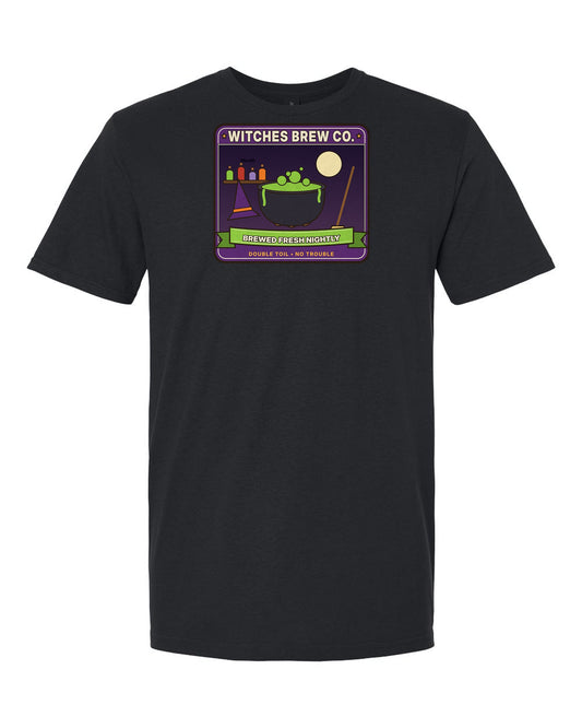 Witches Brew Co.: Brewed Fresh Nightly - Halloween Witch T-Shirt