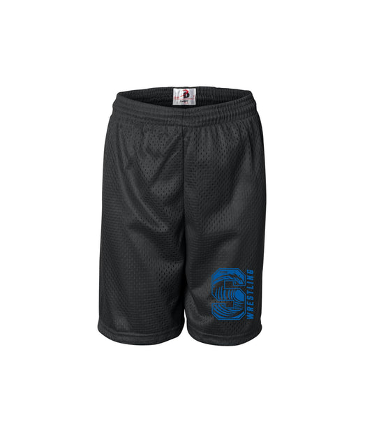 Spaulding Wrestling - Badger - Youth Pro Mesh 6" Shorts - 2207
