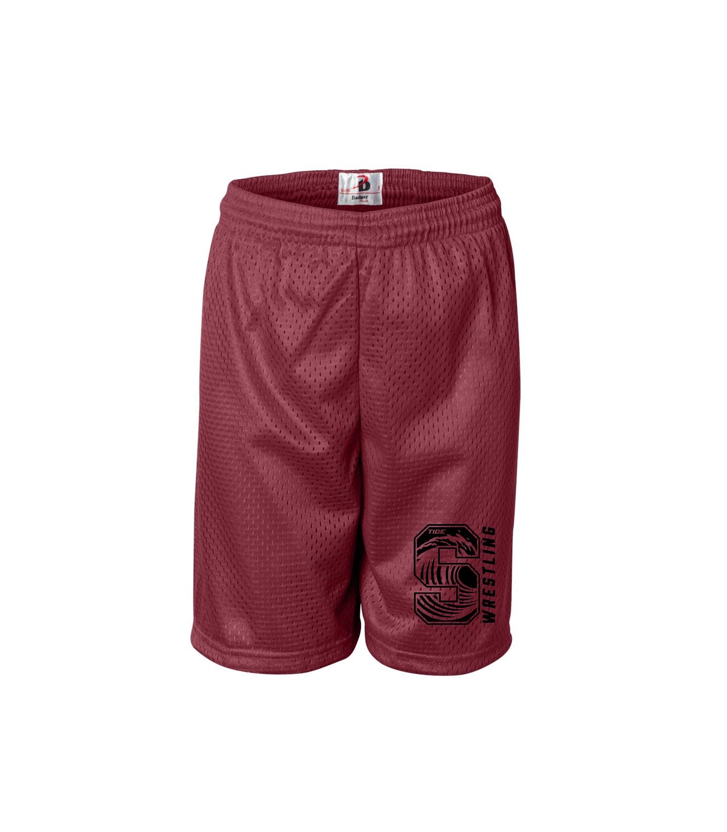 Spaulding Wrestling - Badger - Youth Pro Mesh 6" Shorts - 2207
