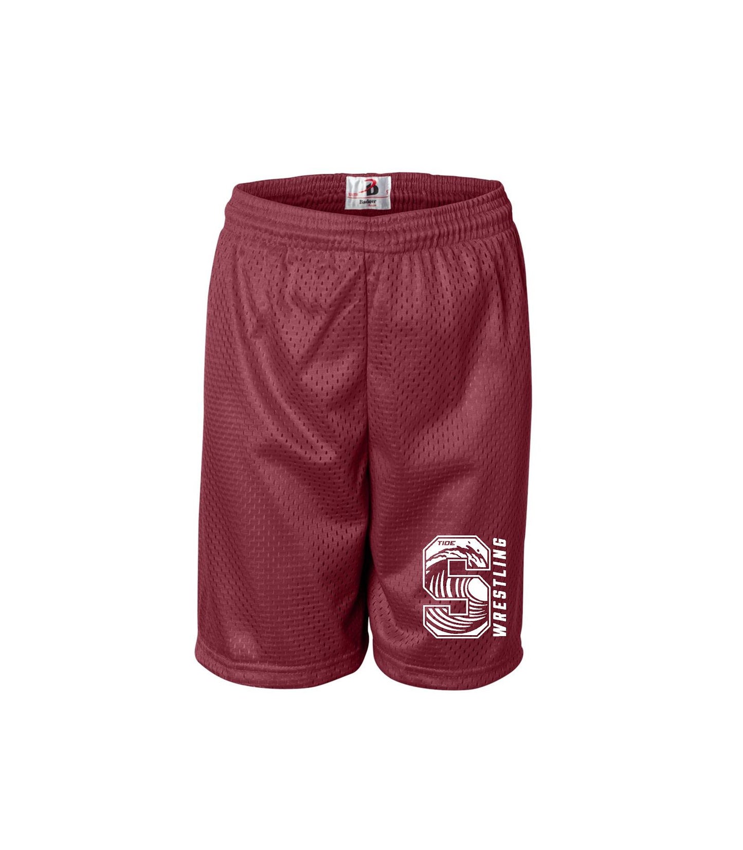 Spaulding Wrestling - Badger - Youth Pro Mesh 6" Shorts - 2207